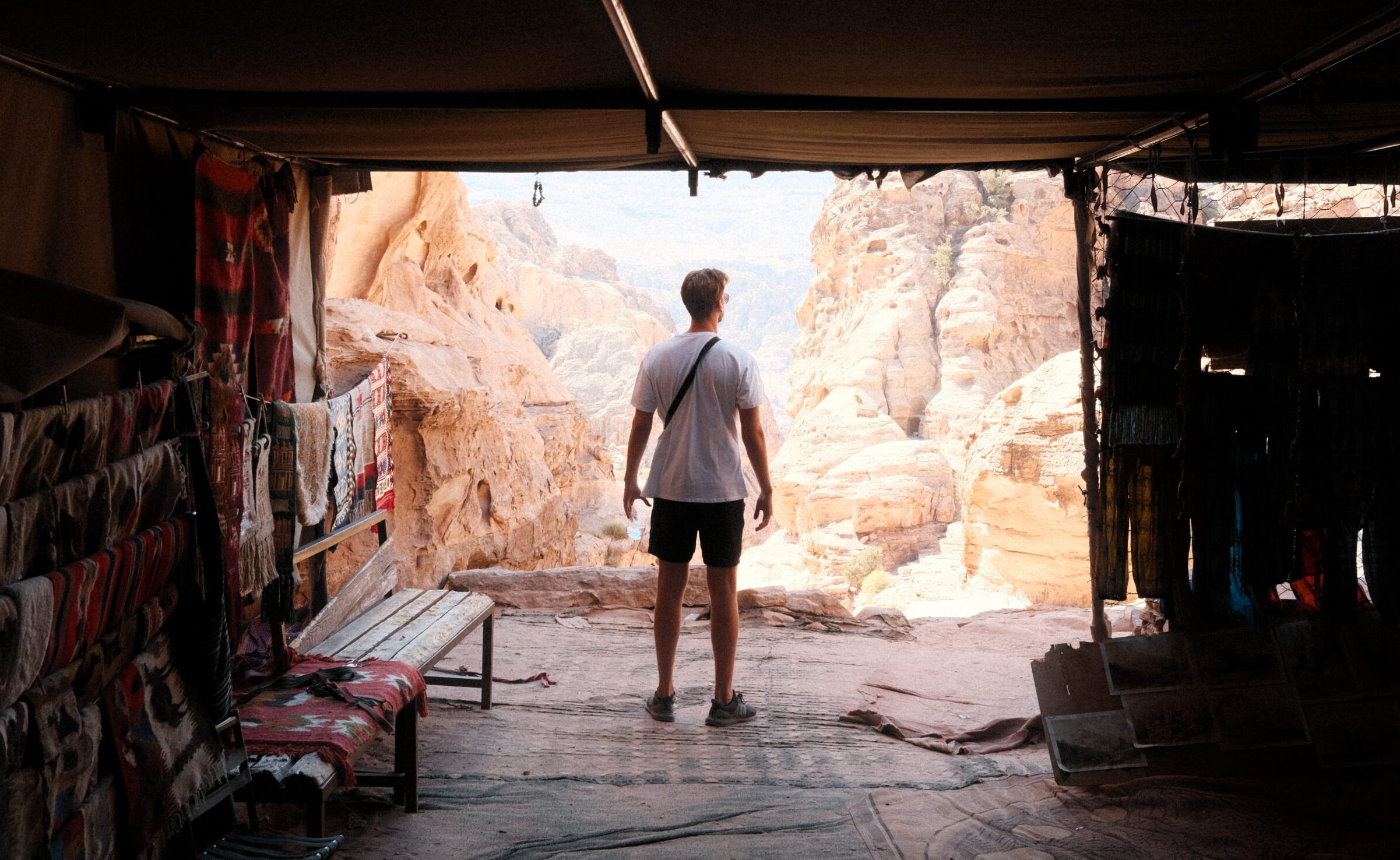 Exploring the ancient city of Petra