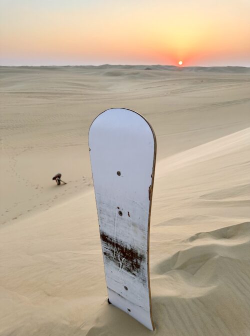 Sandboarding Sahara