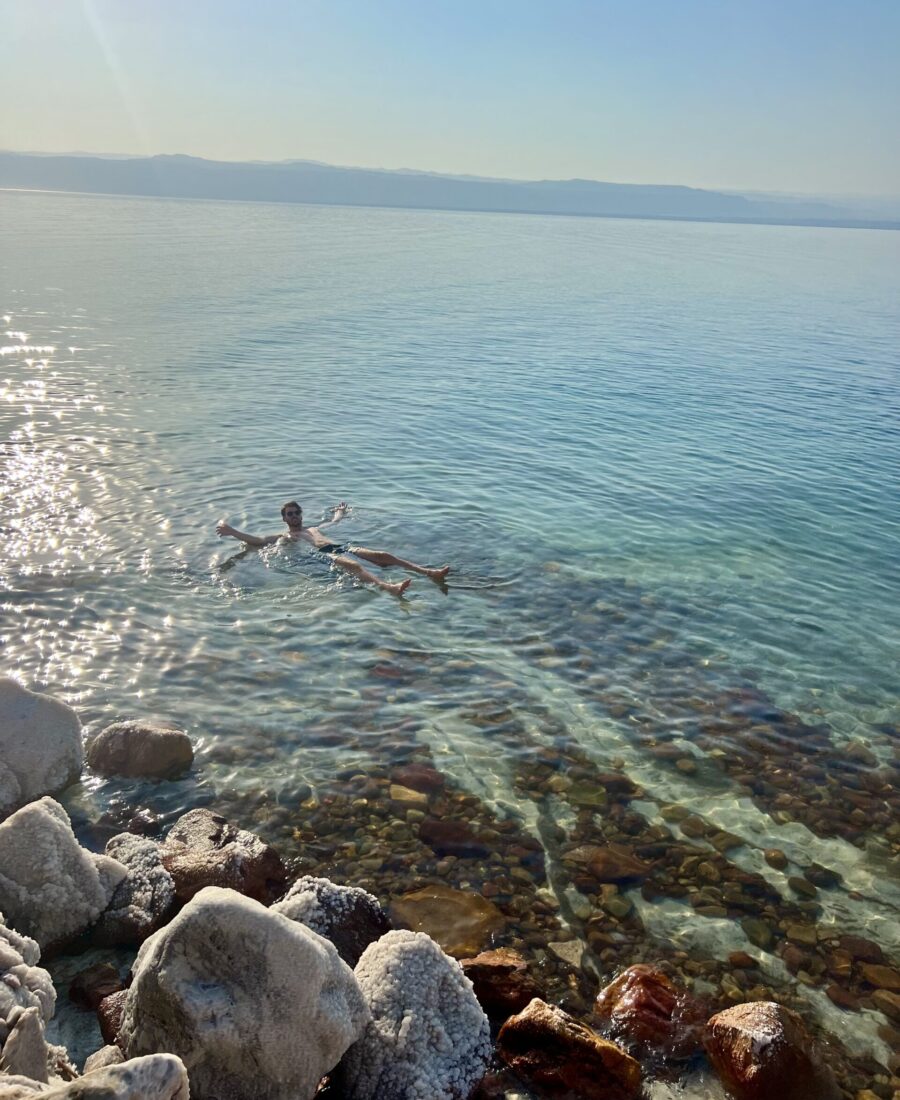 Floating In The Dead Sea