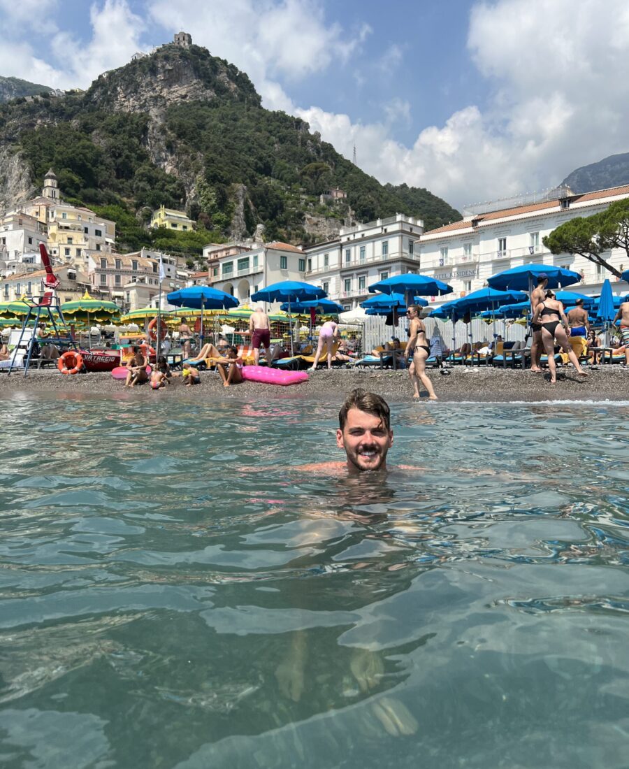 Swimming in Amalfi