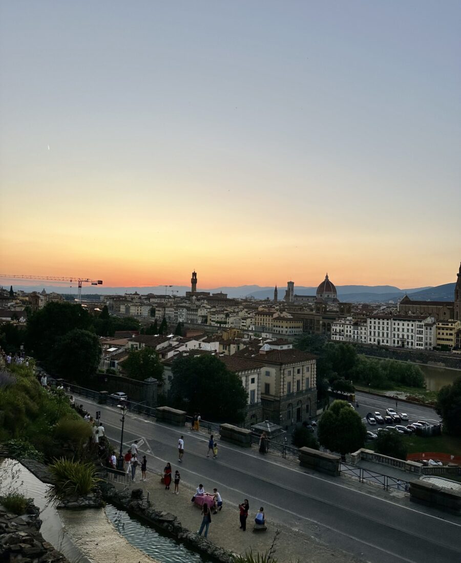 View of Florence Piazzale Michelangelo