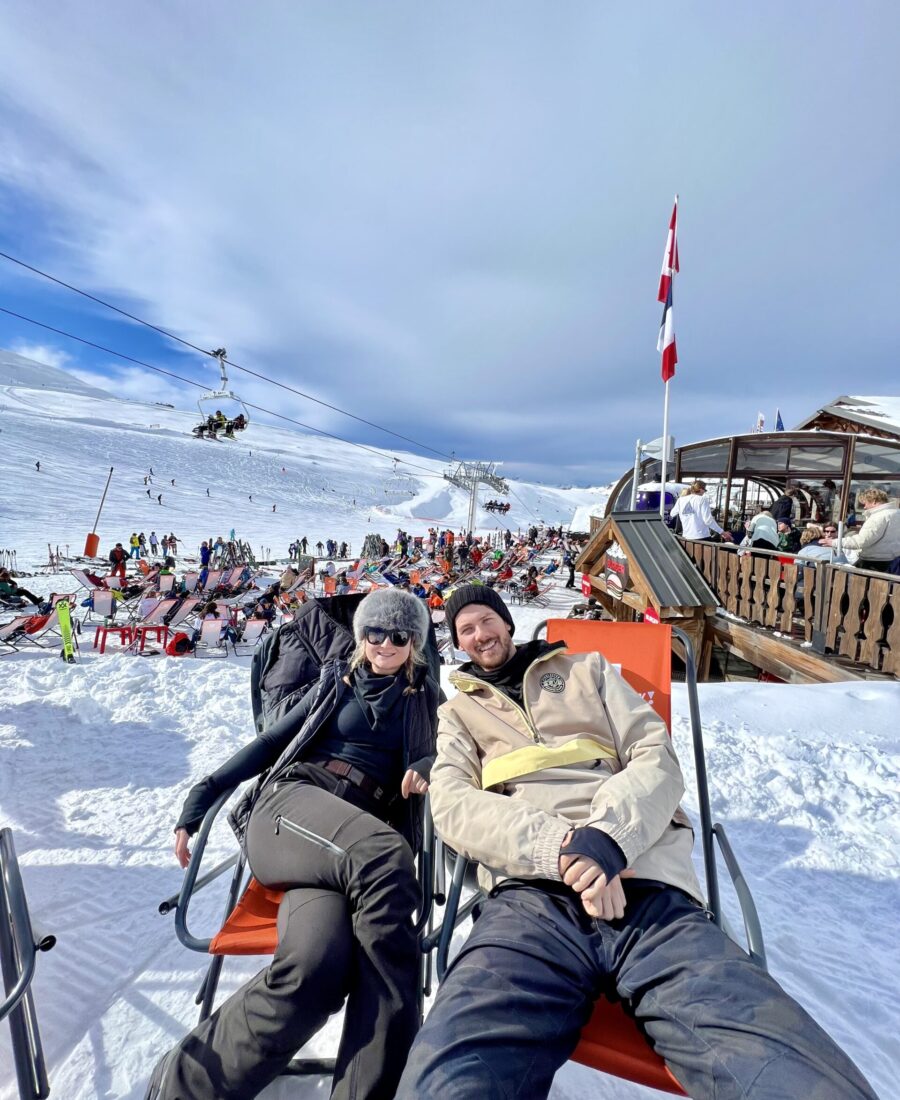 Resting in Val Thorens