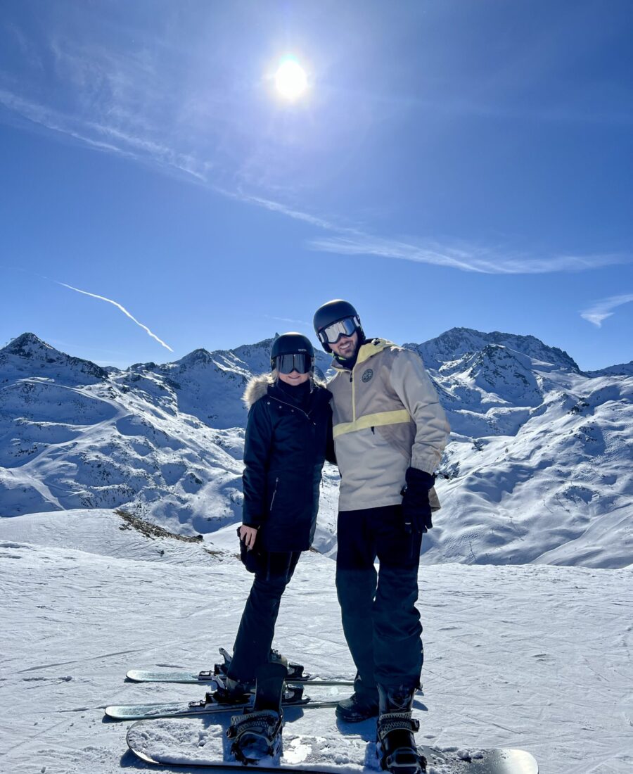 Skiing the French Alps